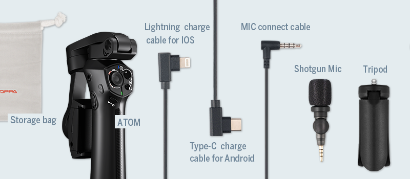 ATOM: A pocket-sized 3-axis smartphone gimbal by Snoppa Technology