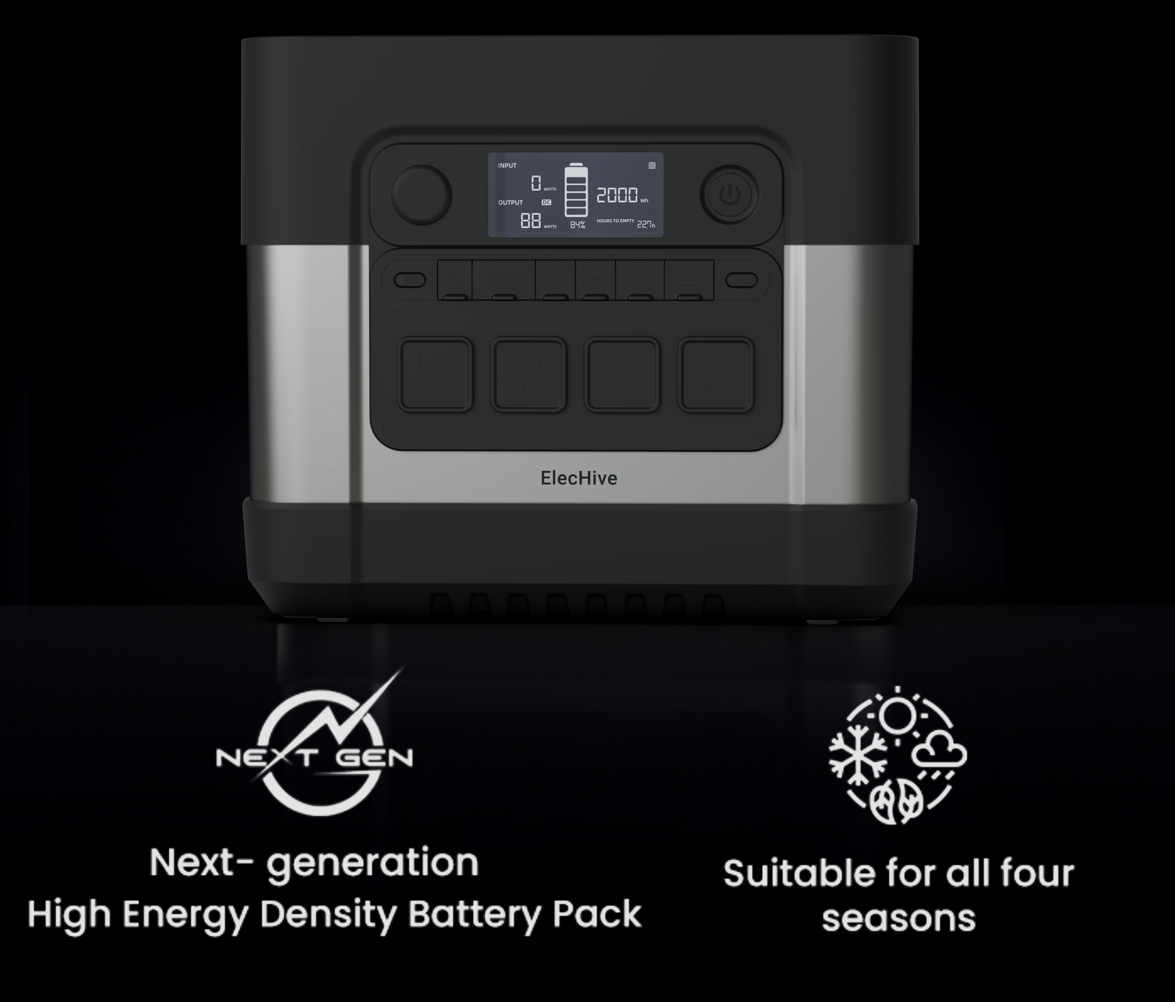 ElecHive Portable & Universal Super Power Station by ZERO BREEZE