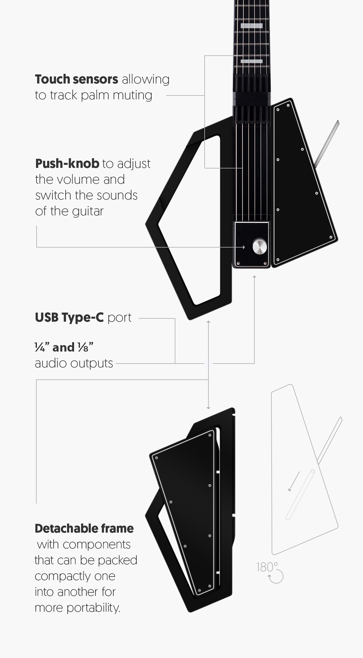 Jammy - Super Portable Digital Guitar by Dmitry Shemet - Indiegogo