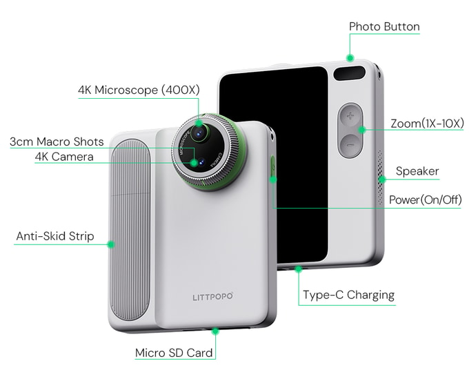 MicroCam X1 - 4K Pocket Microscope Camera by Littpopo - Indiegogo