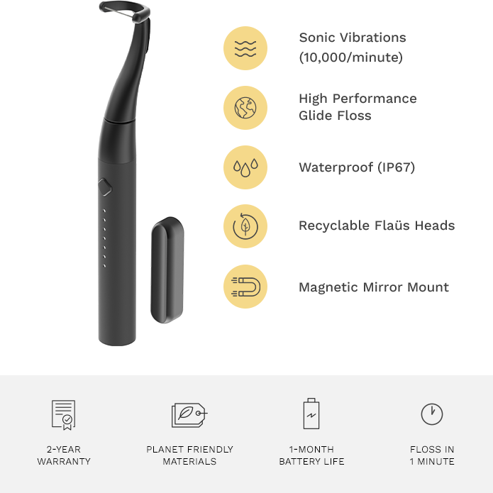 Flaüs: World's First Eco-Friendly Electric Flosser by Flaüs