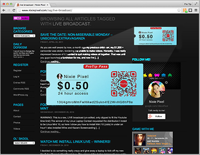 ProTip - Peer to Peer Tipping for the Web by Chris Ellis - Indiegogo