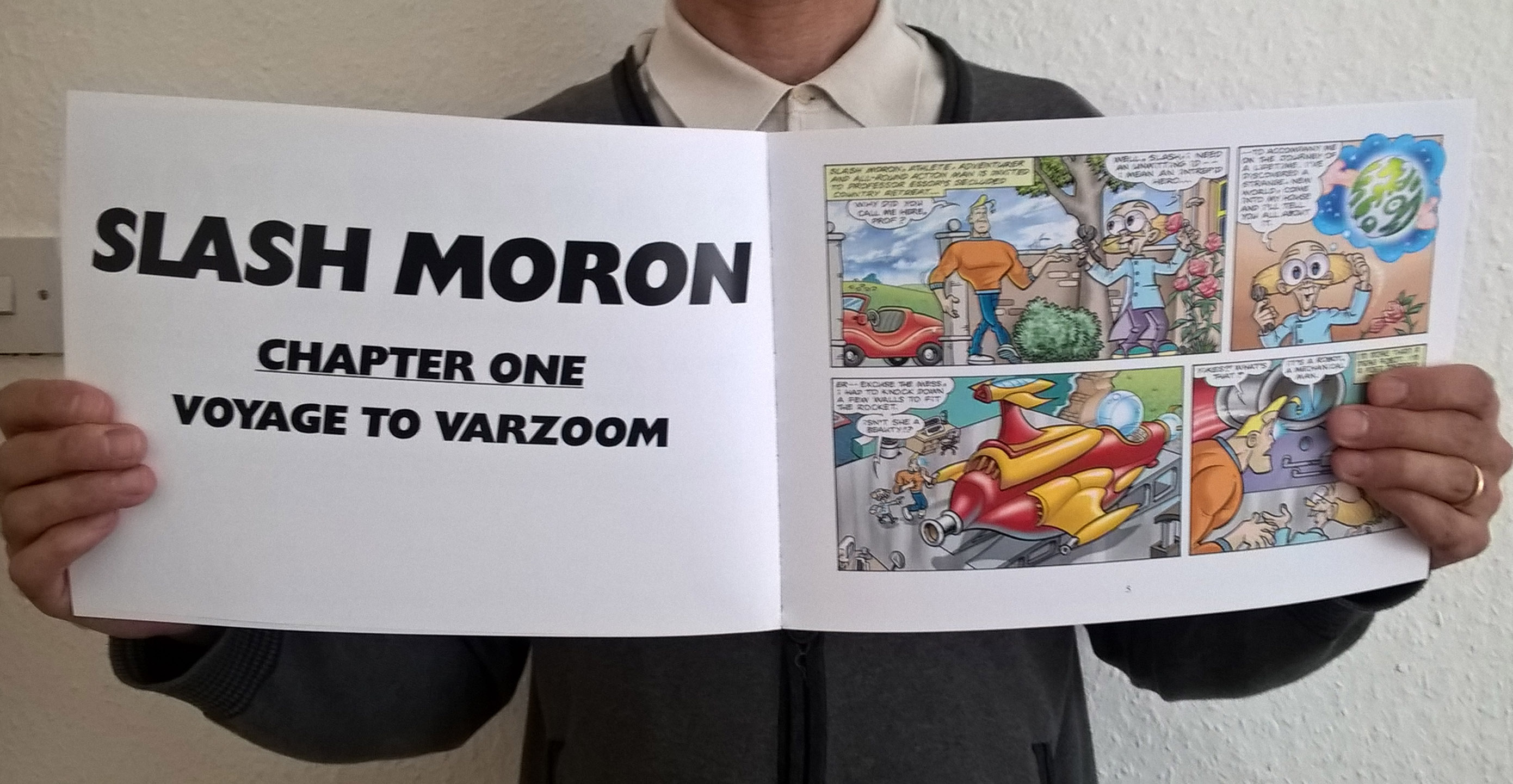 Slash Moron Limited Edition Graphic Novel by Bambos Georgiou - Indiegogo