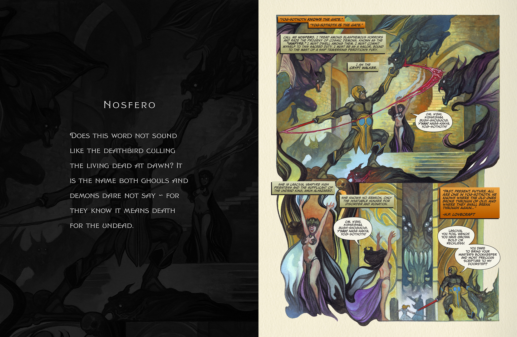 NOSFERO: The Crypt Walker! The Art & 2nd Edition by Shanth Enjeti Art ...