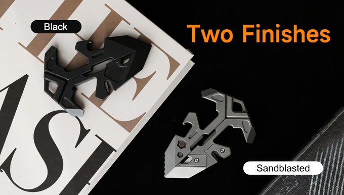V-Stand: Titanium Multi-Tool Phone Stand for EDC by ActMax ActMax