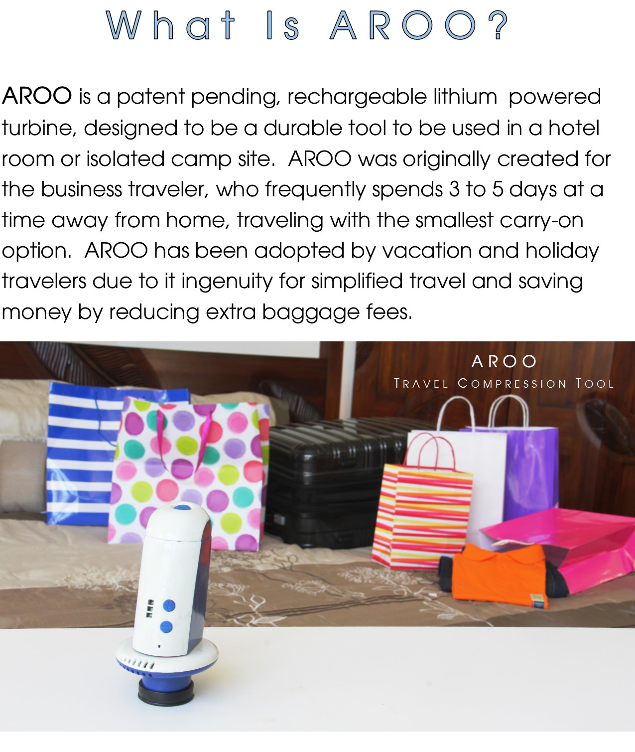 AROO - an innovation in intelligent travel by Ned Morris - Indiegogo