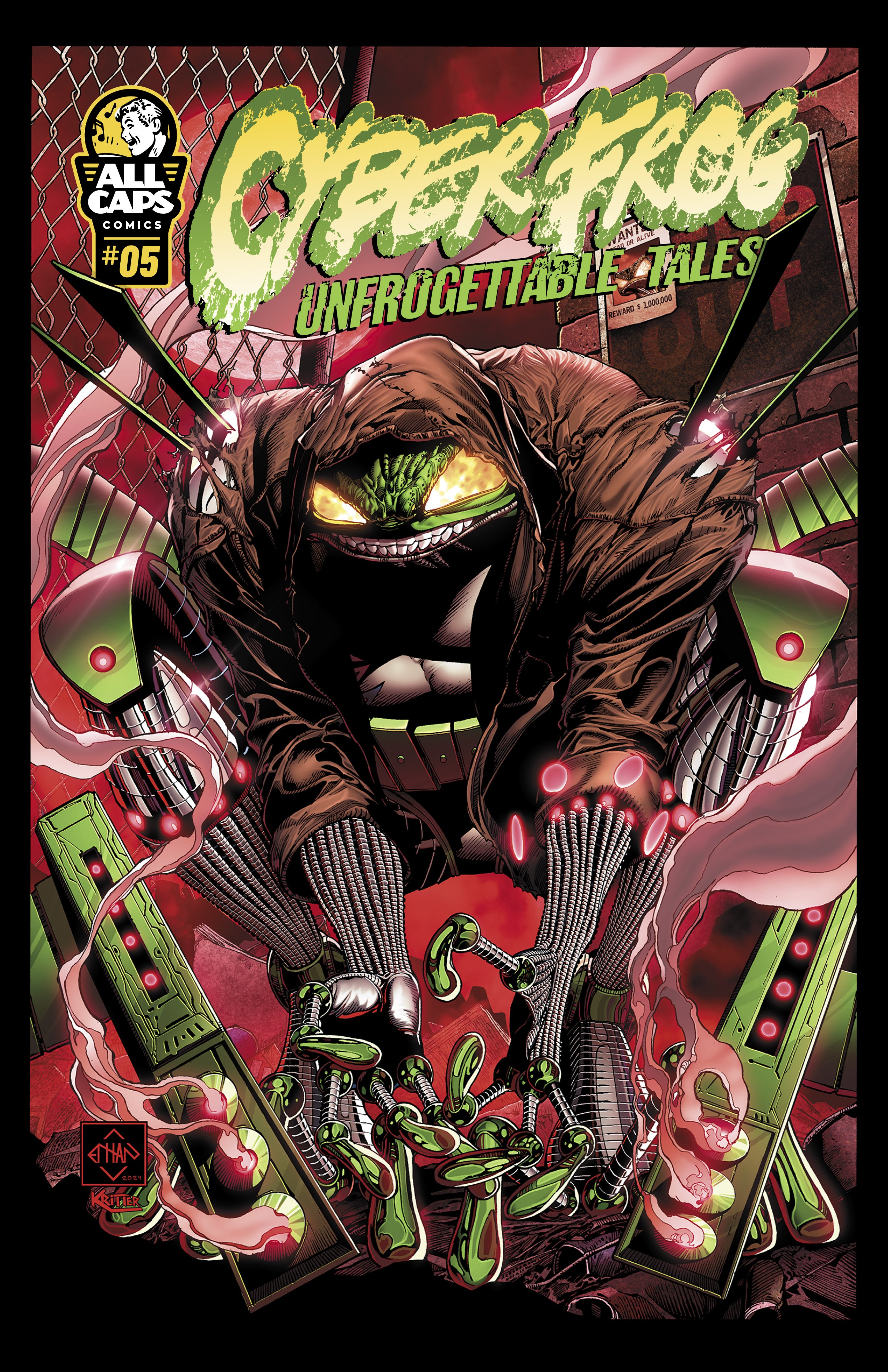 Ultra CYBERFROG: Warts and All Oversized Hardcover by Ethan Van  display picture 1