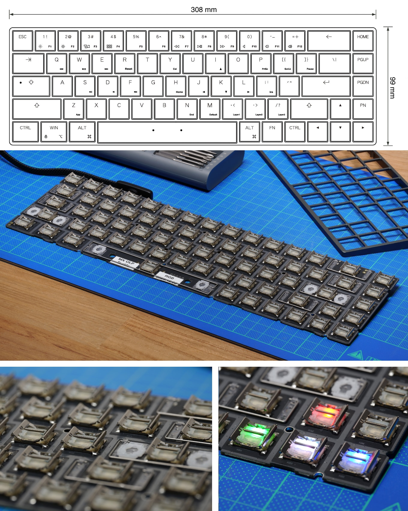 KeyPulse Elite - Ultra Slim Mechanical Keyboard by TechiqueKey