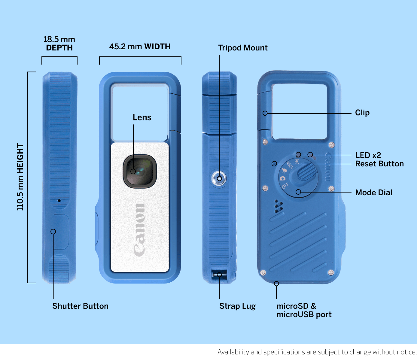 Canon IVY REC: Clippable Outdoor Camera - SOLD OUT by Canon U.S.A.