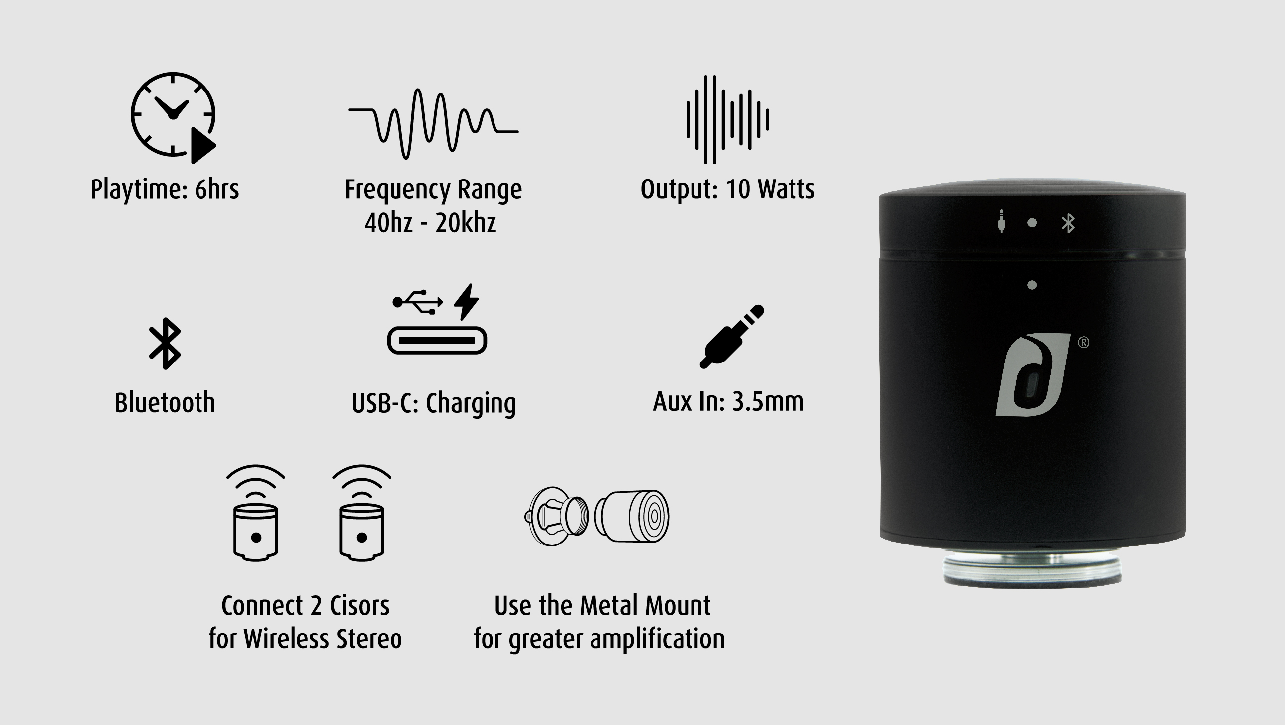 damson cisor wireless vibration speaker Positive Vibration Frequency