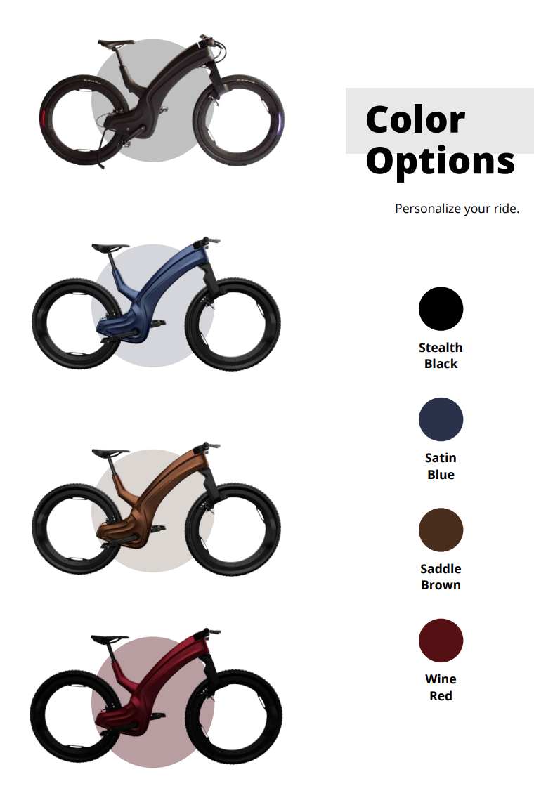 500 watt electric bicycle E-FAT-STEP