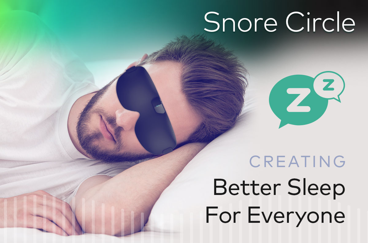 Snore Circle - Smart Anti-Snoring Eye Mask by VVFLY Electronics