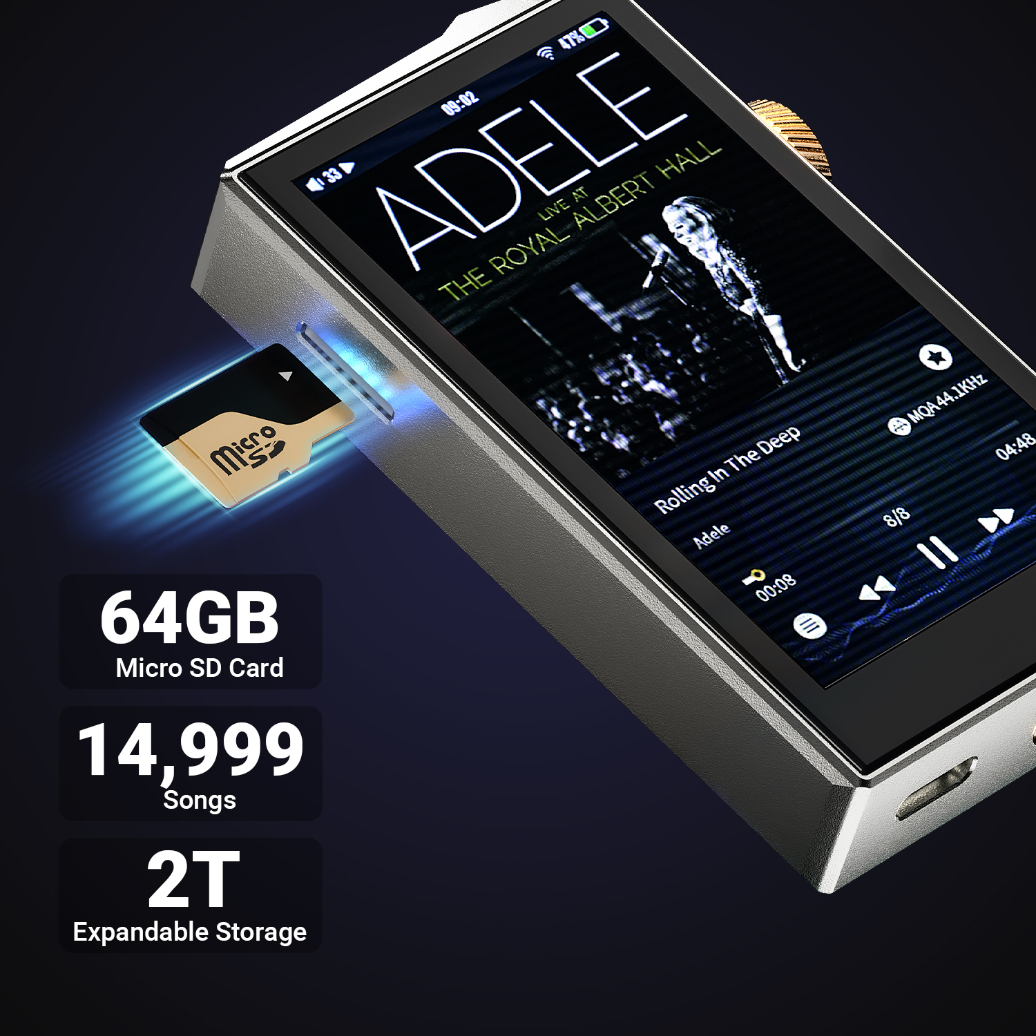 AP80 PRO MAX All-in-One Hi-Res Streaming Music Player by Hidizs AP80 PRO MAX All-in-One Hi-Res Streaming Music Player by Hidizs