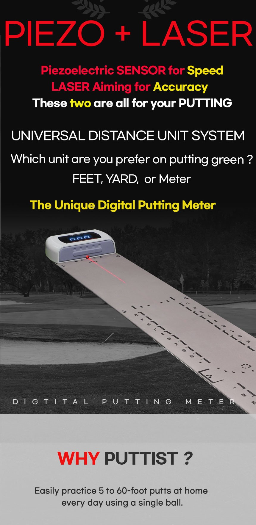 PUTTIST II, A NEW PUTTING PLATFORM to Kill 3putt! by Douglas Kim