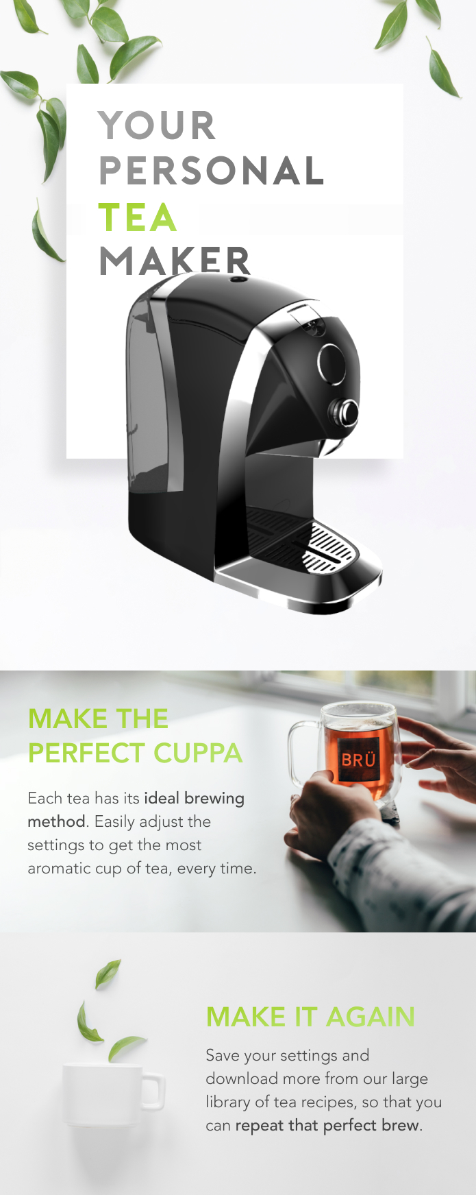 BRU: The Ultimate Tea Machine by BRU TEA - Indiegogo