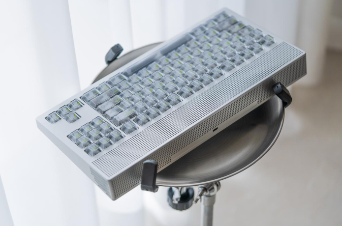 Clavier Mécanique Angry Miao Neon 80 - Cyber Gray, QWERTY, état D'usage