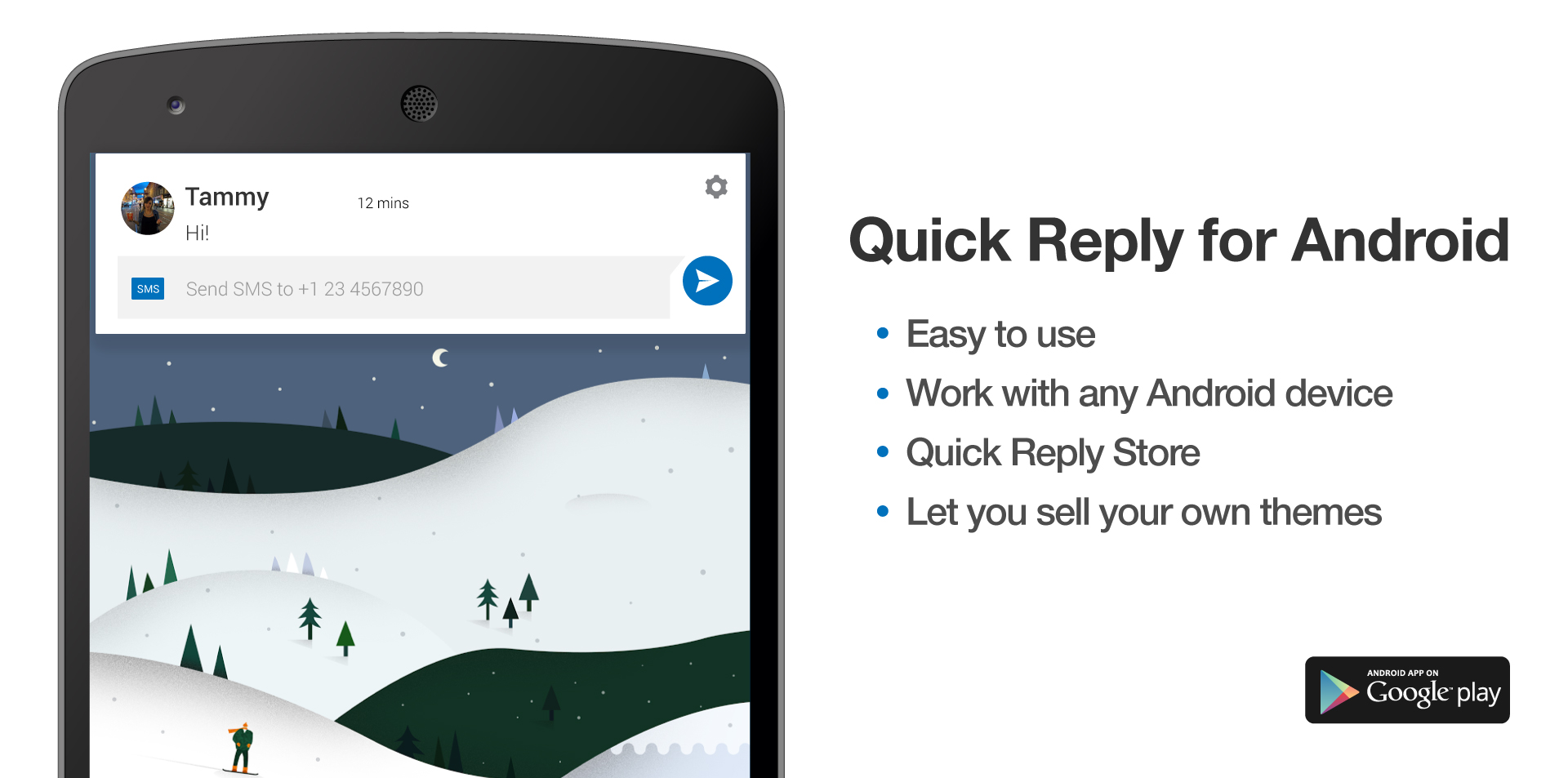 Fast Text Reply Android: Quick Reply app by rizzzbo - Indiegogo