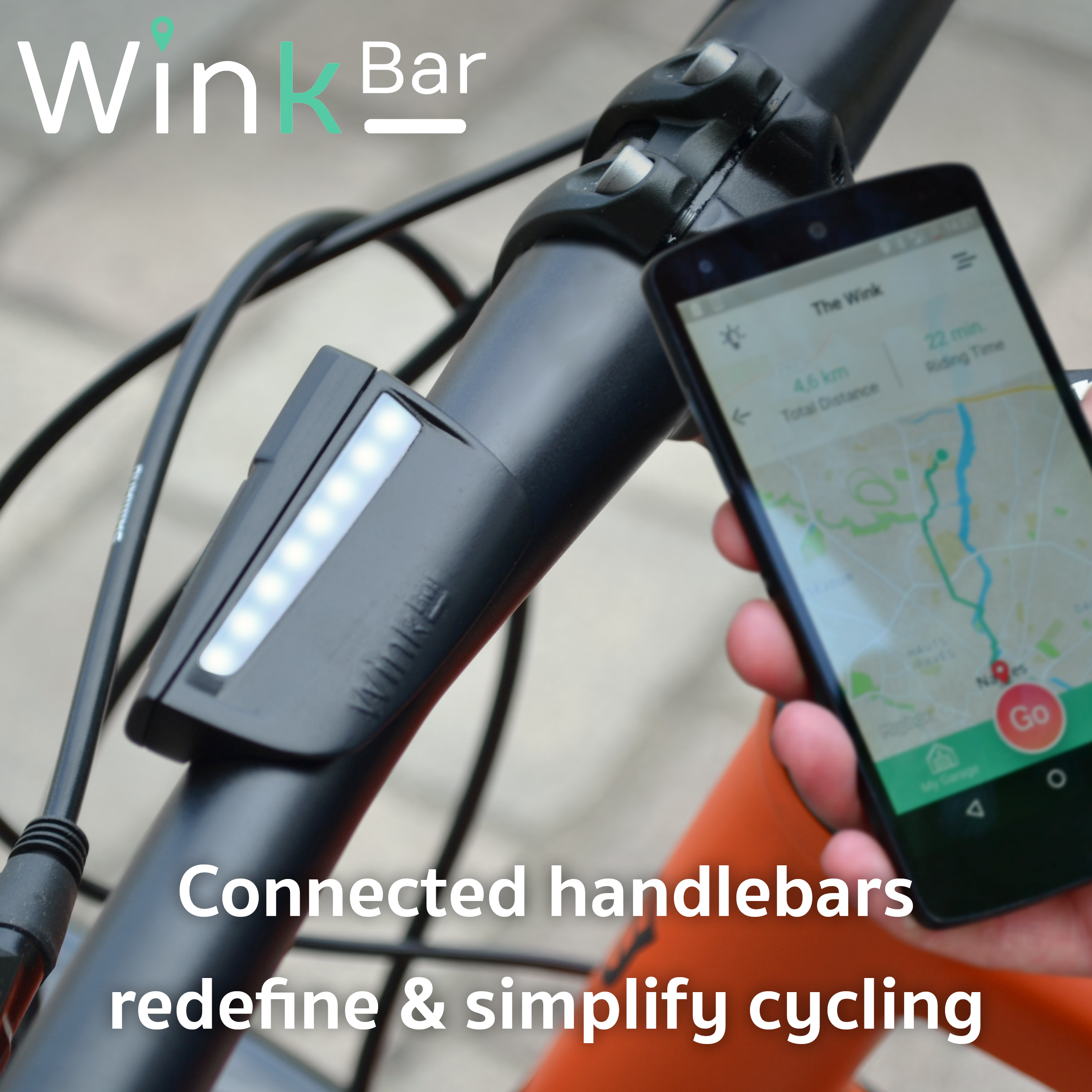 Wink Bar - Make any bike smart -Le guidon connecté by Wink Velco ...