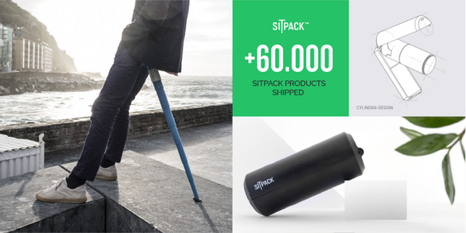 Sitpack Zen X - The worlds most compact chair by Sitpack ApS