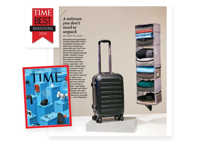 The Solgaard Carry-On Closet 2.0 by Adrian Solgaard - Indiegogo