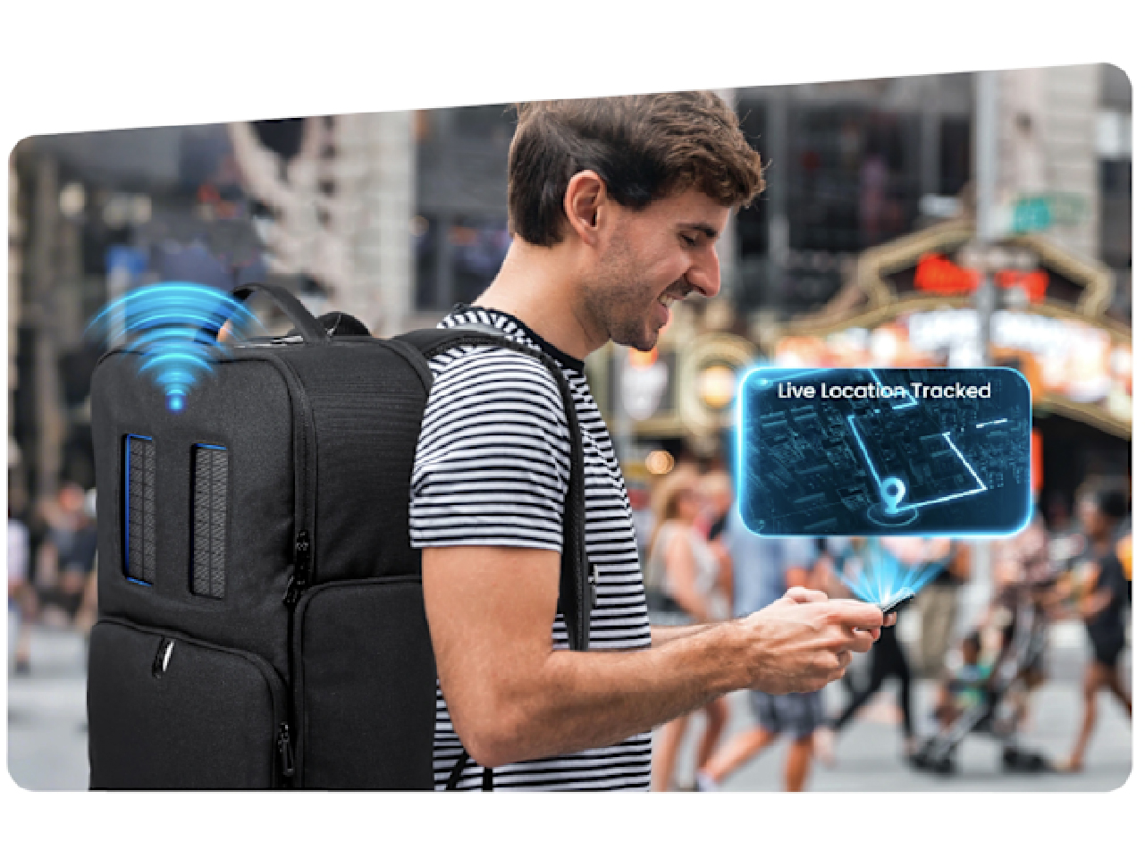 crossbody mini backpack Vintage Denim weather resistance bag Multiple Pockets for Smart Ice Fishing Reels | Color:Summer Swirl