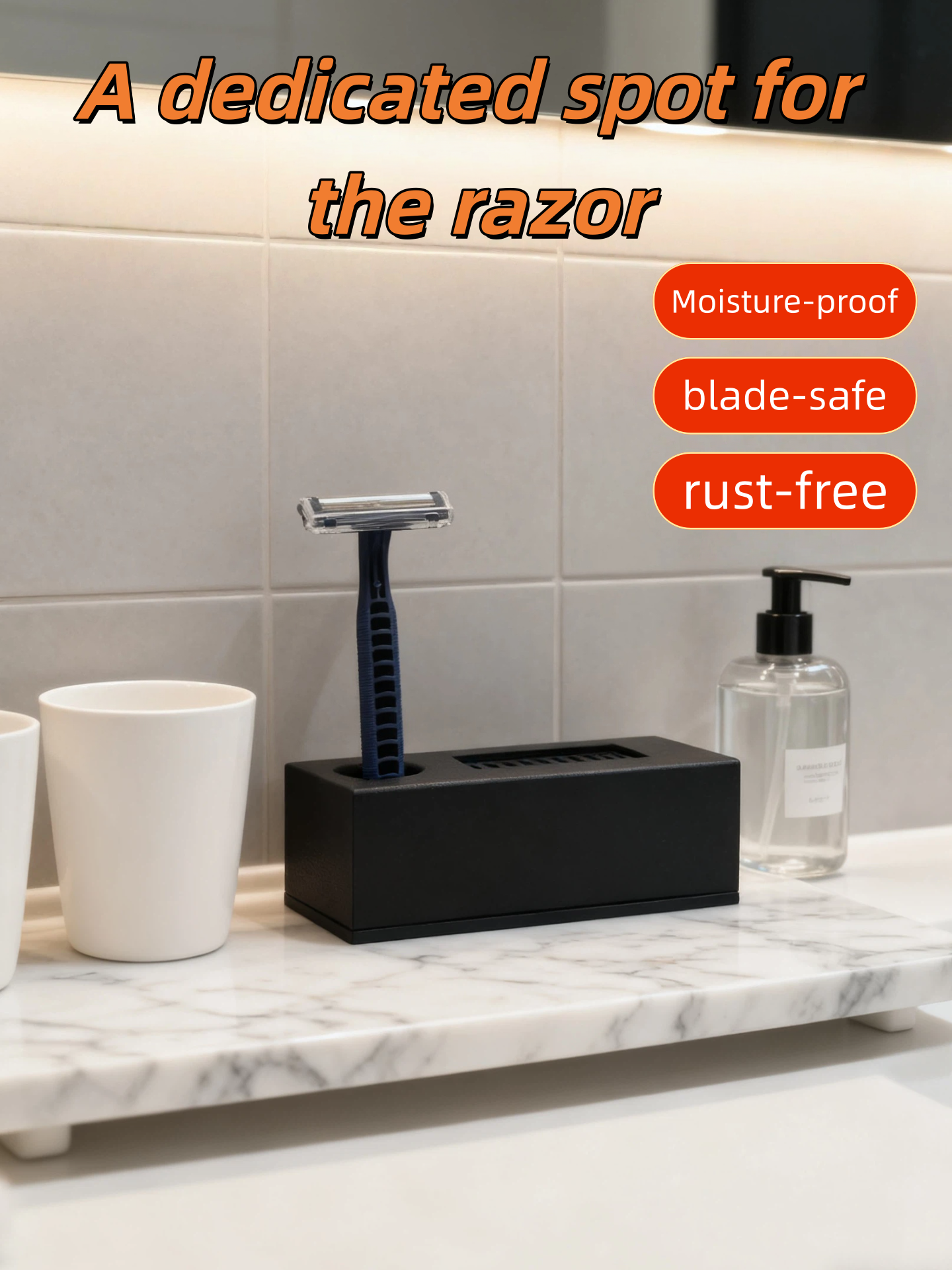 The world's first integrated manual razor cleaner by Victor Tang ...