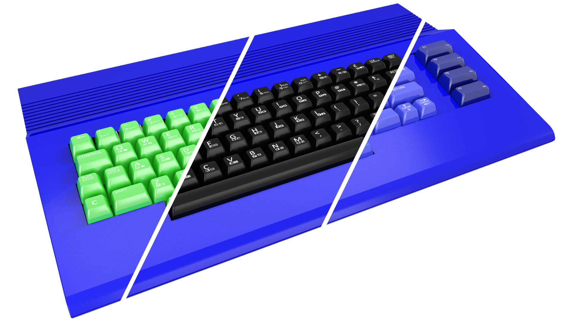 C64 Color Keys Brand-new colored keycaps for your Commodore C64 by Phase 5 - Indiegogo