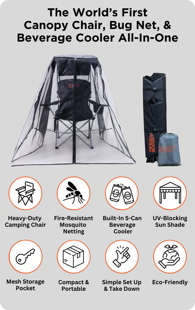 The Bug Beater 2.0 - The Bug-Proof Camping Chair by Bug Beater Chairs ...