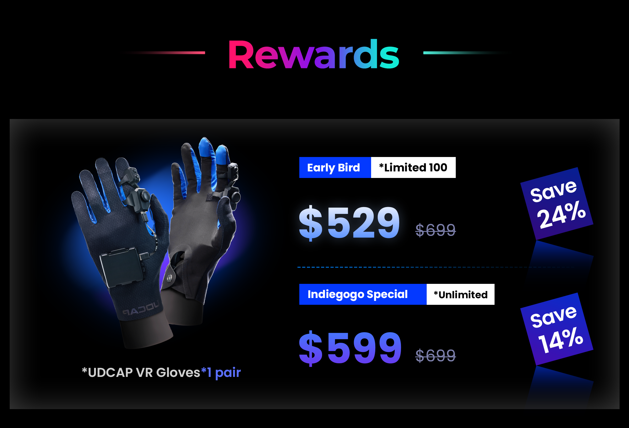UDCAP, Silk-Like VR Glove for SteamVR by Udexreal Team - Indiegogo