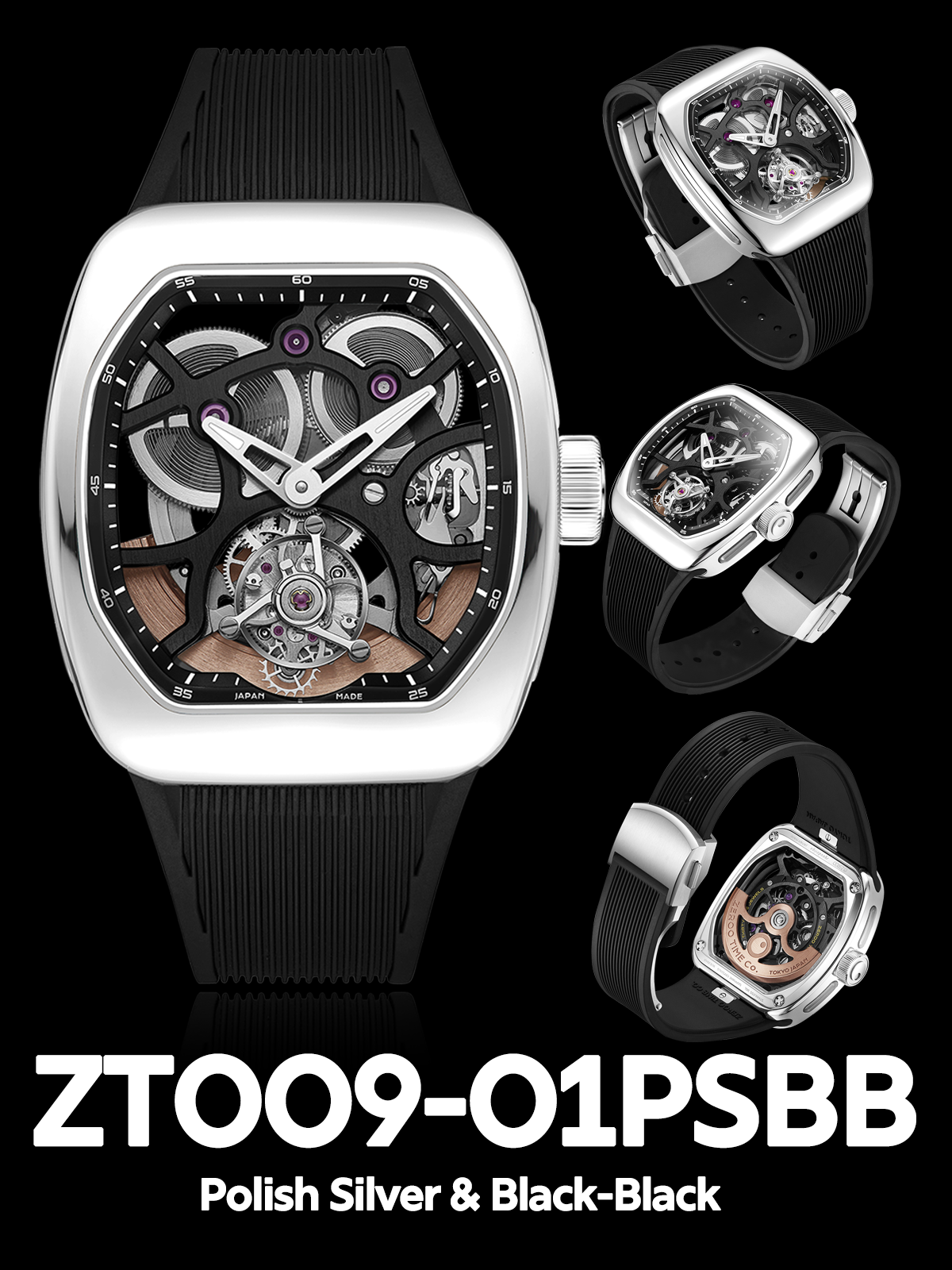 ZEROO T9 & T9-01 Mechanical Automatic Tourbillon by ZEROOTIME CO