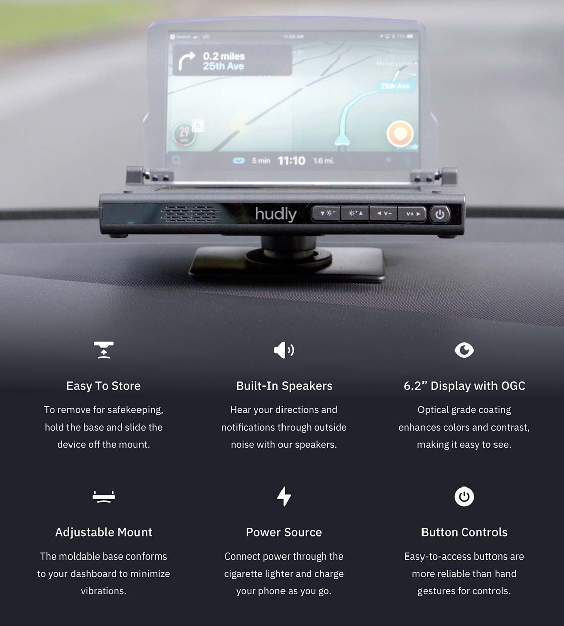 Hudly Wireless: The Next Gen Head-Up Display by Ling Li - Indiegogo