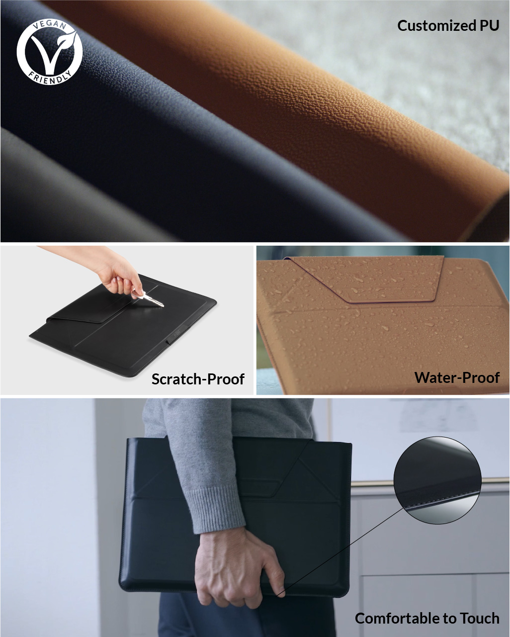 MOFT Carry Sleeve: With Invisible Stand & Storage by MOFT Stand