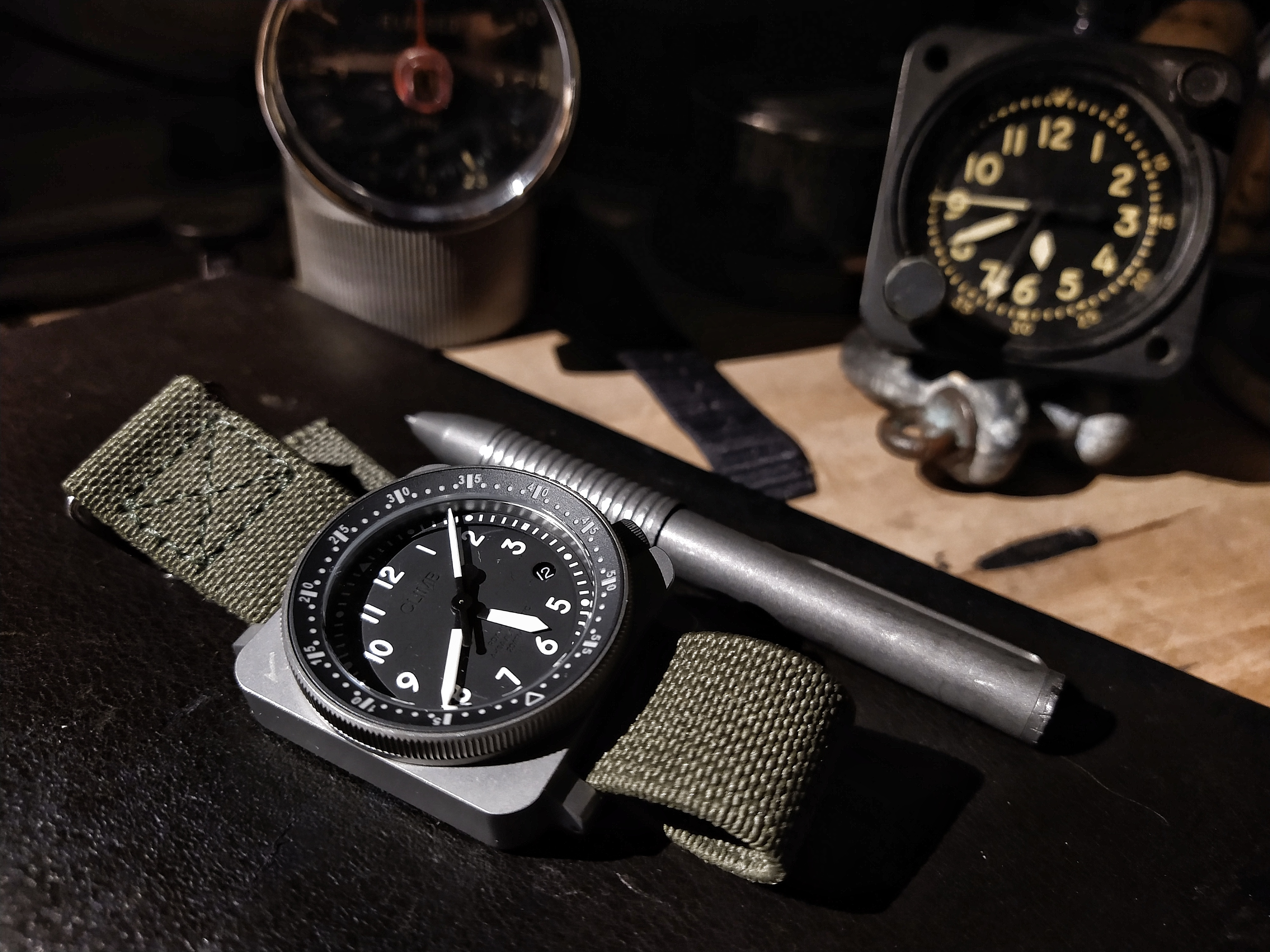 Titanium Pilot-Diver Mission Watches - Redux & Co. by Redux & Co