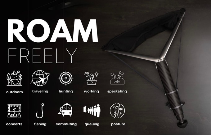 ZEN X - Ergonomic, posture improving Carbon seat! by Sitpack ApS