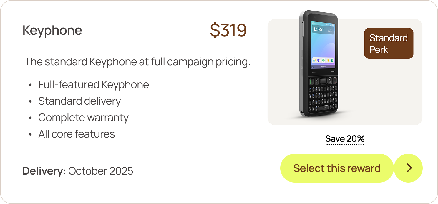 Keyphone: A Modular Basic Phone with QWERTY Keys by Keyphone - Indiegogo