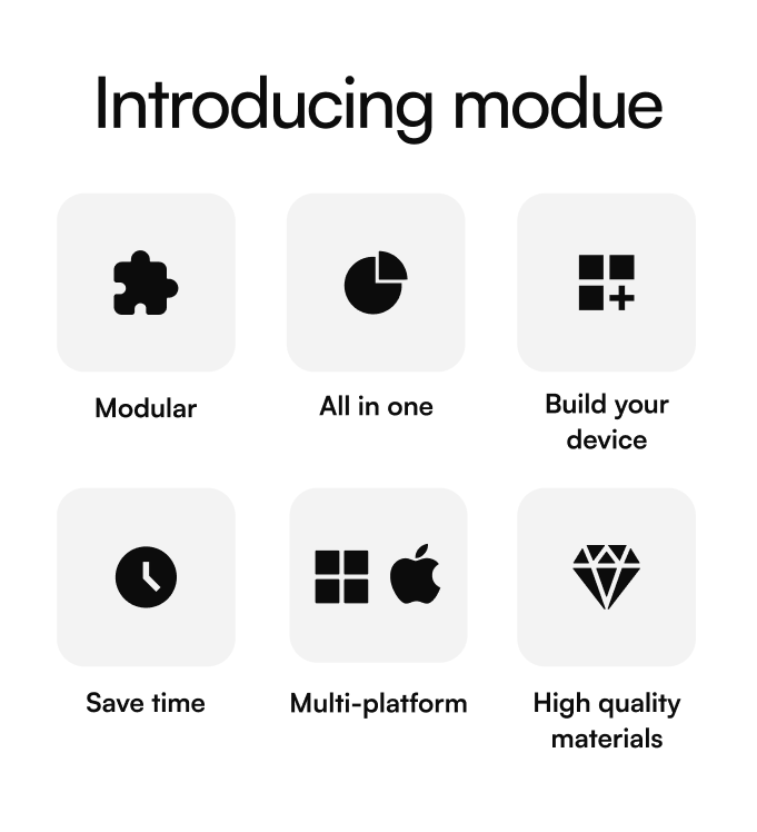 Mogue Module modue: Next-Gen Modular Control Station by modue® - Indiegogo