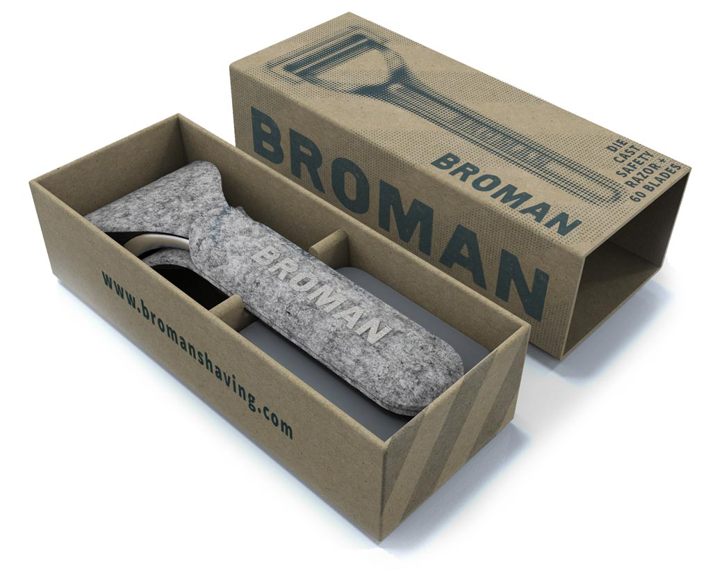 未使用保管品】Broman SE Razor 片刃カミソリ 未使用保管品】Broman SE