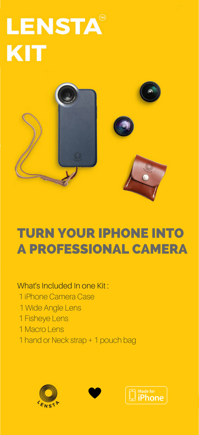 Lensta Kit : Turn iPhone Into a Camera and Wear It by Lensta - Indiegogo