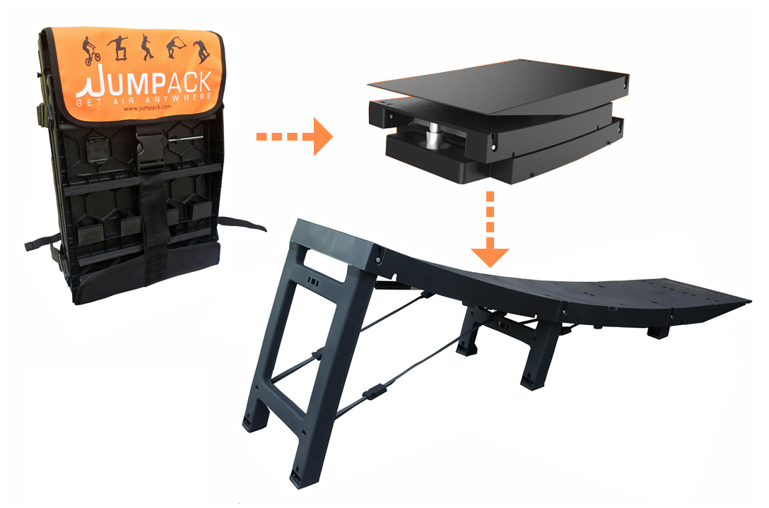 Jumpack - The Worlds Most Portable Jump Ramp by Jumpack Get Air ...