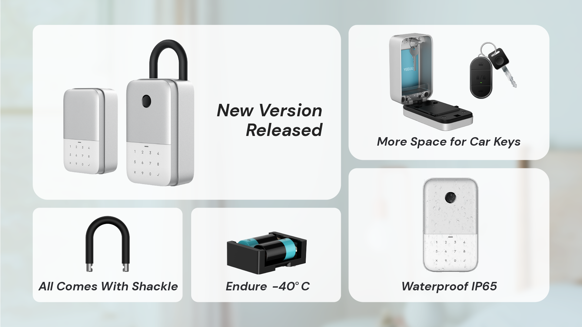 K1 Smart Lock Box: Makes Any Door-entry Smart by YEEUU TECH
