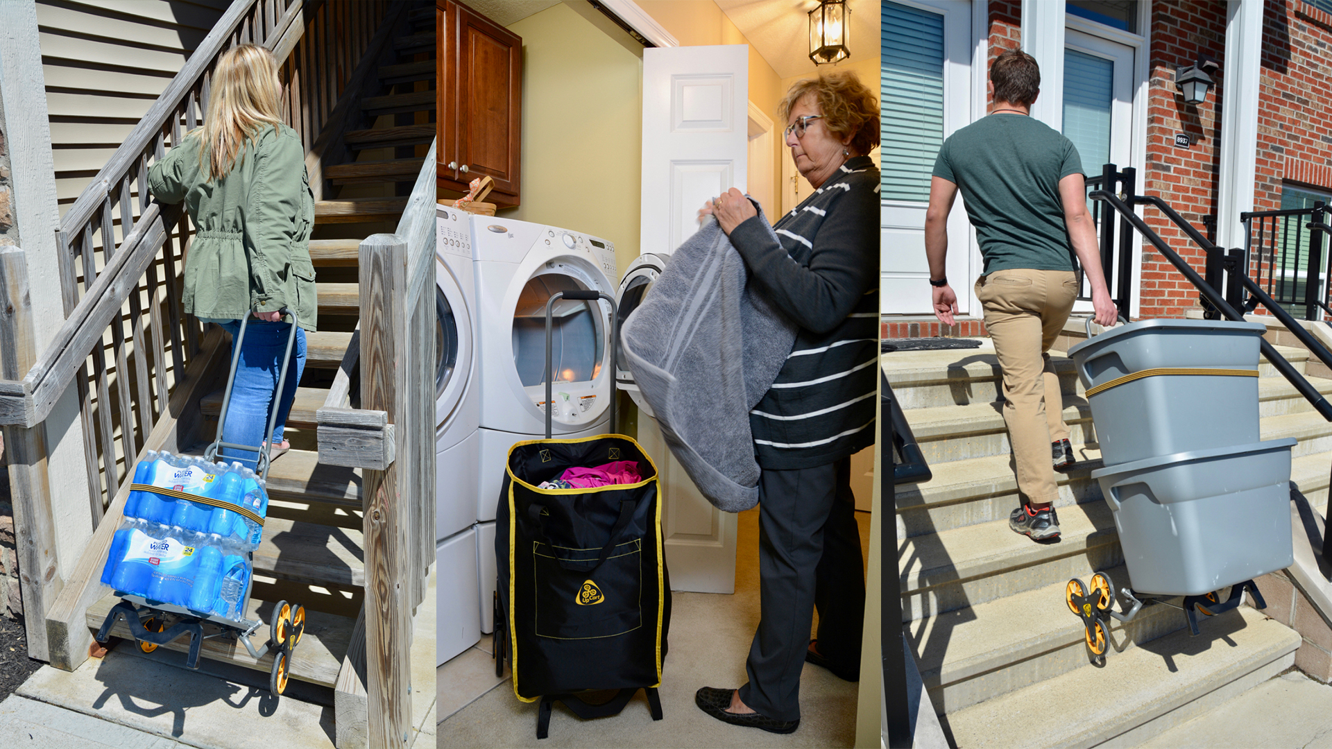 Michael Reznik Invention UpCart City: The Most Compact Stair Climbing Cart by Michael Reznik ...