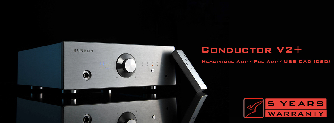 Conductor V2 USB Soundcard, 8Watt Head Amp, Preamp by Burson Audio ...